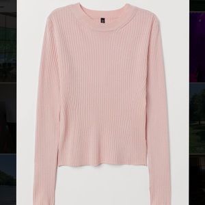 Ribbed cropped sweater